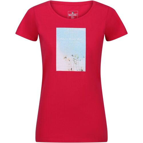 Vêtements Femme T-shirts Toness longues Regatta Breezed III Rouge