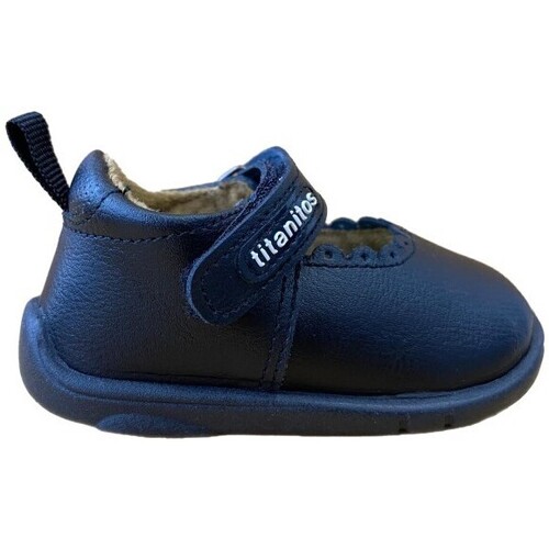 Chaussures Fille Ballerines / babies Titanitos 27922-18 Noir