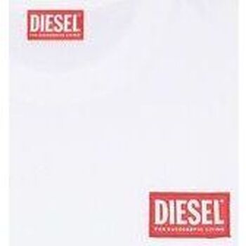 Vêtements Homme T-shirts & Polos Diesel A11593 0NIAR T-NLABEL-L1-100 Blanc
