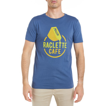 Vêtements Homme T-shirts & Polos Pullin T-shirt  CHEEZYNIGHT Bleu