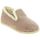 Chaussures Femme Chaussons Chausse Mouton Charentaises SAUVAGE Beige