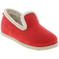 Chaussures Femme Chaussons Chausse Mouton Charentaises SAUVAGE Rouge