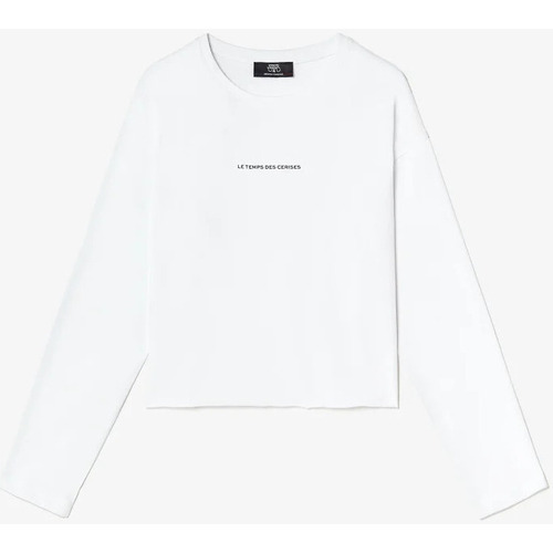 Vêtements Fille T-shirts & Polos Elasthanne / Lycra / Spandexises Top catigi blanc Blanc