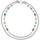 Montres & Bijoux Femme Colliers / Sautoirs Coeur De Lion Collier  Géocube Iconic Boho acier Blanc
