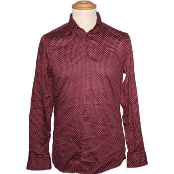 Vêtements Homme Chemises manches longues Zara 36 - T1 - S Violet