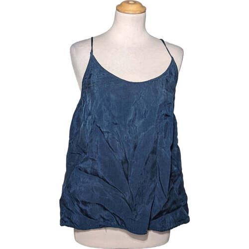 Vêtements Femme Sacs à main American Vintage débardeur  38 - T2 - M Bleu Bleu