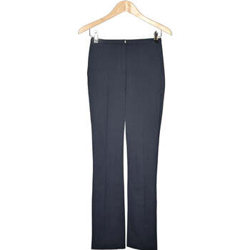 Vêtements Femme Pantalons H&M pantalon droit femme  34 - T0 - XS Bleu Bleu