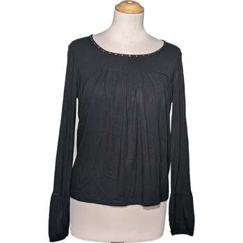 Vêtements Femme T-shirts & Polos Caroll top manches longues  36 - T1 - S Noir Noir