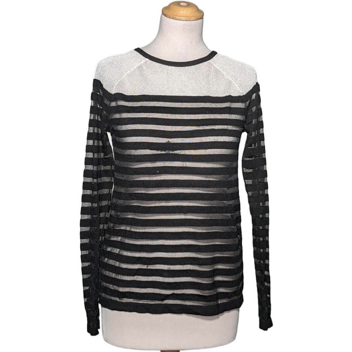 Vêtements Femme T-shirts & Polos Morgan top manches longues  34 - T0 - XS Noir Noir