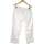 Vêtements Femme Pantalons Tommy Hilfiger 40 - T3 - L Blanc
