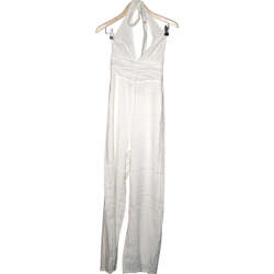 Vêtements Femme Combinaisons / Salopettes Bershka combi-pantalon  38 - T2 - M Blanc Blanc