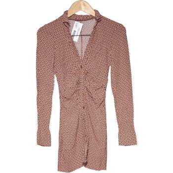 Vêtements Femme Robes courtes Pull And Bear robe courte  38 - T2 - M Marron Marron