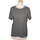 Vêtements Femme T-shirts & Polos Uniqlo top manches courtes  34 - T0 - XS Gris Gris