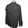Vêtements Homme Chemises manches longues Celio 40 - T3 - L Noir
