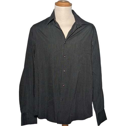 Vêtements Homme Chemises manches longues Galeries Lafayette 40 - T3 - L Noir