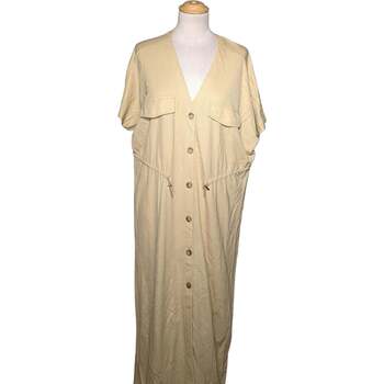 robe mango  robe longue  38 - t2 - m beige 