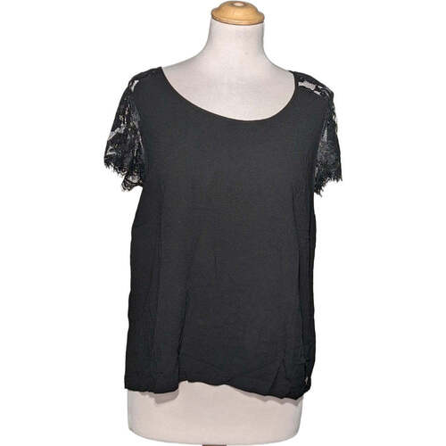 Vêtements Femme T-shirts & Polos DDP top manches courtes  38 - T2 - M Noir Noir