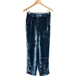 Vêtements Femme Pantalons Mango pantalon droit femme  36 - T1 - S Bleu Bleu