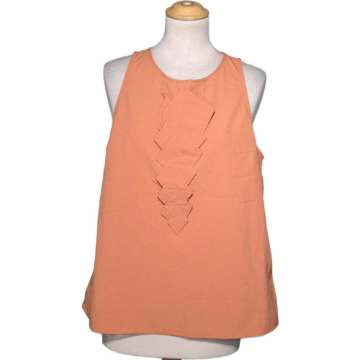 Vêtements Femme Débardeurs / T-shirts sans manche Manoukian débardeur  40 - T3 - L Orange Orange