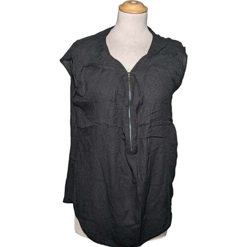 Vêtements Femme T-shirts & Polos Naf Naf top manches courtes  40 - T3 - L Noir Noir