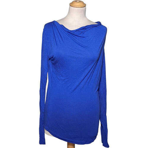 Vêtements Femme T-shirts & Polos Kaporal top manches longues  38 - T2 - M Bleu Bleu