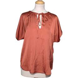 Vêtements Femme T-shirts & Polos Zara top manches courtes  34 - T0 - XS Marron Marron