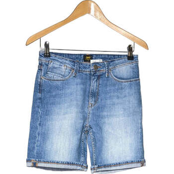 Vêtements Femme droits Shorts / Bermudas Lee short  34 - T0 - XS Bleu Bleu