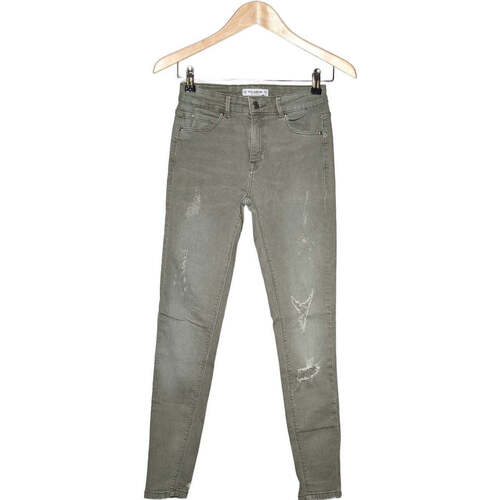 Vêtements Femme Jeans Achetez vos article de mode PULL&BEAR jusquà 80% moins chères sur JmksportShops Newlife 36 - T1 - S Vert