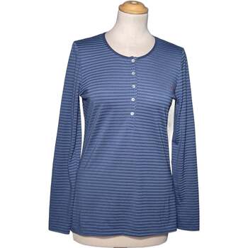Vêtements Femme T-shirts & Polos Damart top manches longues  34 - T0 - XS Bleu Bleu