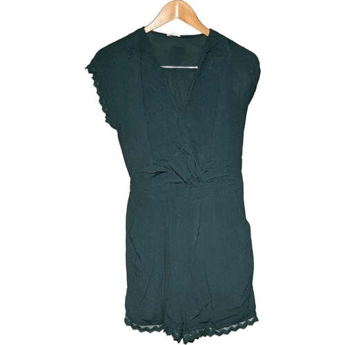 Vêtements Femme Combinaisons / Salopettes Naf Naf combi-short  38 - T2 - M Vert Vert