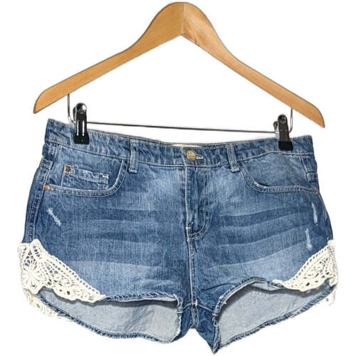 Vêtements Femme Mesh Shorts / Bermudas Zara short  38 - T2 - M Bleu Bleu