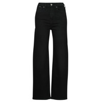 Vêtements Femme piped jeans flare / larges Pepe piped jeans WIDE LEG piped jeans UHW Noir