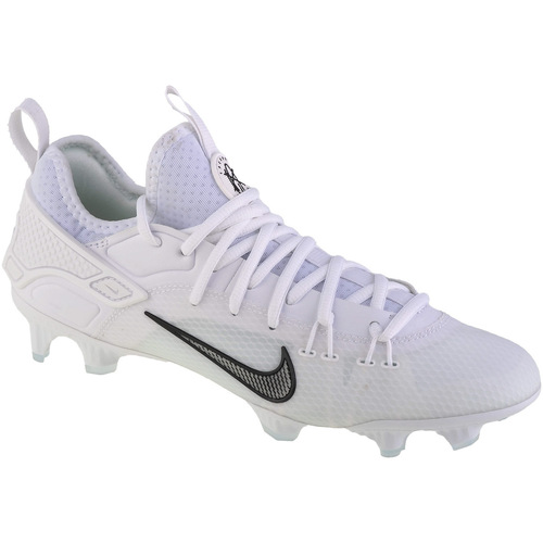 Chaussures Homme Football Nike max Huarache 9 Elite Low Lax FG Blanc