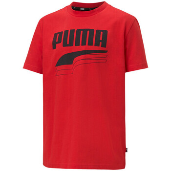 Vêtements Garçon T-shirts manches courtes Puma 581530-11 Rouge