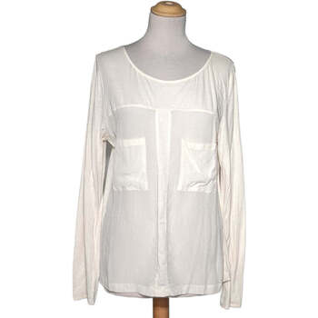 Vêtements Femme checked long-sleeved shirt Bianco Comptoir Des Cotonniers 42 - T4 - L/XL Beige