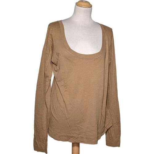 Vêtements Femme checked long-sleeved shirt Bianco Comptoir Des Cotonniers 42 - T4 - L/XL Marron