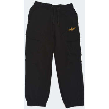 Vêtements Garçon Pantalons de survêtement Aeronautica Militare  Noir