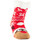 Sous-vêtements Enfant Chaussettes Kindy Chausson chaussette en acrylique - Rudolph le renne Rouge