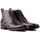 Chaussures Homme Boots Simon Carter Daisy Lace Up Bottines Noir