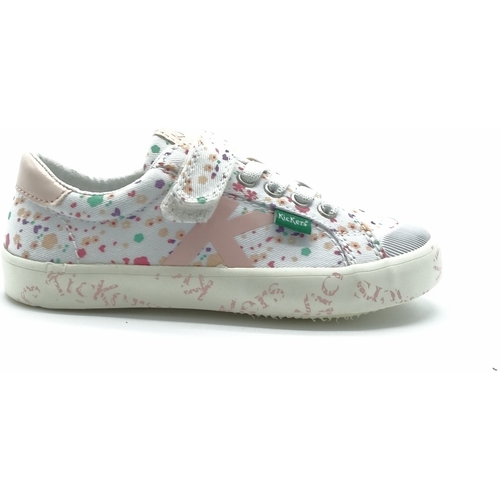 Chaussures Fille Baskets mode Kickers GODY Blanc