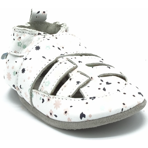 Chaussures Fille Tables de chevet SANDIZ FLEUR Blanc