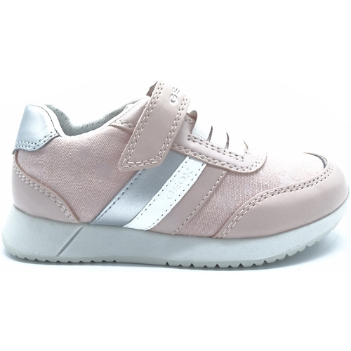 Chaussures Fille Baskets basses Geox JENSEA J166FA Rose