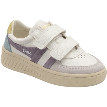 Chaussures Fille Baskets mode Gola GDSLAM TRIDENT STRAP CKA162 Blanc