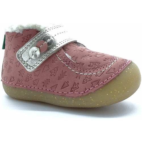 Chaussures Fille Baskets montantes Kickers SO SCHUSS Rose