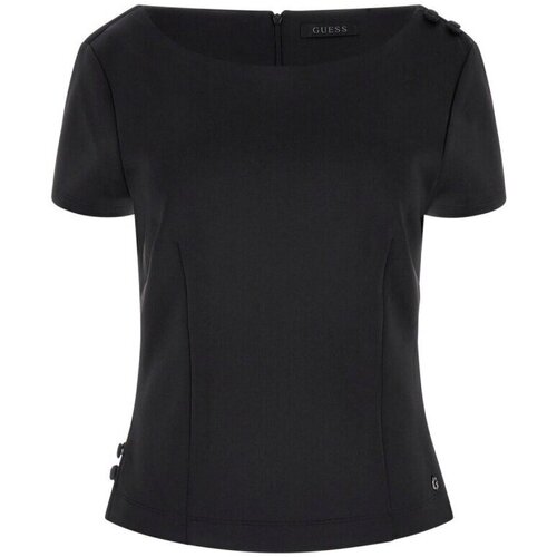 Vêtements Femme T-shirts & Polos Guess W3YP15 K9UN2 Noir