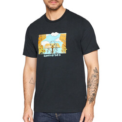 Vêtements Homme T-shirts & Polos Converse 10023257-A01 Noir
