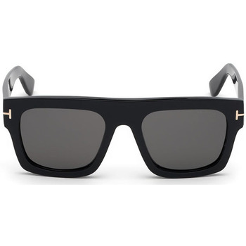 Airstep / A.S.98 Homme Lunettes de soleil Tom Ford FT0711 FAUSTO Lunettes de soleil, Noir/Fumée, 53 m Noir