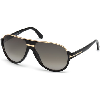 Airstep / A.S.98 Homme Lunettes de soleil Tom Ford FT0334 DIMITRY Lunettes de soleil, Noir/Vert, 59 mm Noir