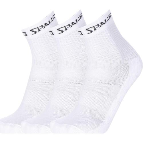 Sous-vêtements Chaussettes Spalding Socks mid cut (set of 3 pair) Blanc