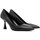 Chaussures Femme Escarpins Sergio Levantesi JULIA-CACHEMIRE-NERO Noir